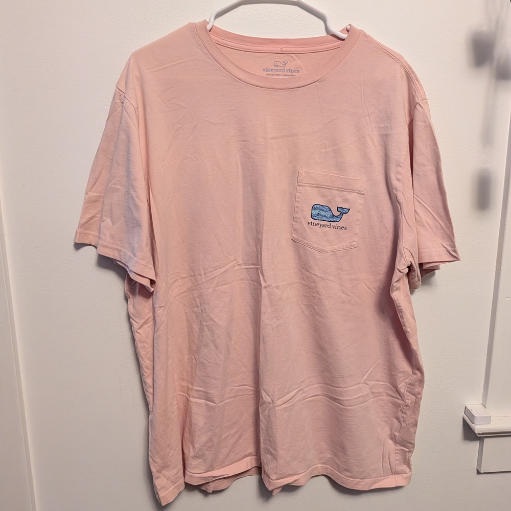 Vineyard Vines Light Pink Short Sleeve Tee